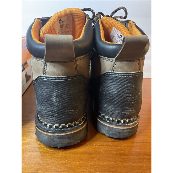 Ridgecut RCT002TS 6" Men's Work Boot Waterproof Brown Leather Steel Toe Size 11 - Picture 6 of 14